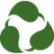Icon Recycling-Blätter